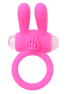 Anneau Vibrant Rabbit Rose Silicone 1 dosette de lubrifiant — Pocket Pleasure