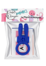 Anneau Vibrant Rabbit Bleu Silicone 1 dosette de lubrifiant — Pocket Pleasure