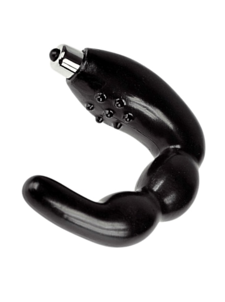 Stimulateur de Prostate Vibrant Noir 1 dosette lubrifiant — Pocket Pleasure