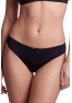 Culotte noire en dentelle avec nœud en satin