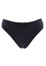 Culotte noire en dentelle avec nœud en satin