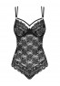 860-TED-3 Body dentelle et lanieres noir