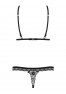 865-SET-1 Ensemble de lingerie 2 pièces noir