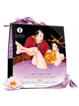 Grossiste Shunga Sels de bain japonais lotus sensuel pour transformer le bain en gelée de perles