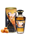 Grossiste Shunga Huile de massage chauffante comestible aphrodisiaque caramel pour zones erogènes