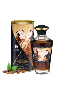 Aphrodisiac warming oil - Creamy Love Latte