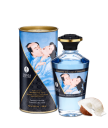 Grossiste Shunga Huile de massage chauffante comestible aphrodisiaque noix de coco pour zones erogènes