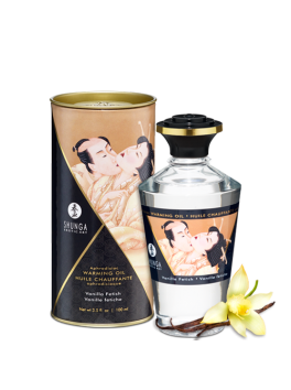 Aphrodisiac warming oil - Vanilla fetish Shunga