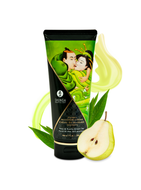 Kissable massage cream - Pear & Exotic Green Tea