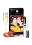 Gloss pour plaisir oral divin - vin pétillant fraise shunga