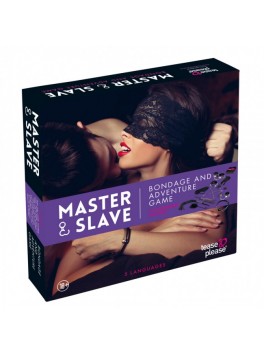Master and Slave Purple Premium - KIT BDSM - Tigerprint Purple