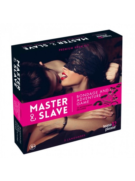 Kit BDSM Master and Slave Premium - Rose