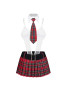 College girl Costume 5 pièces