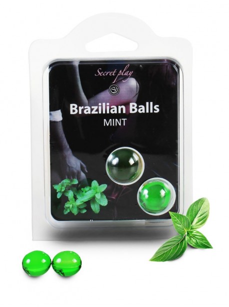 Brazilian balls Boules bréziliennes de massage erotique à la menthe