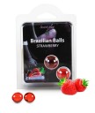 Brazilian balls Boules bréziliennes de massage à la fraise