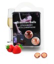 Brazilian balls Boules bréziliennes de massage à la fraise champagne