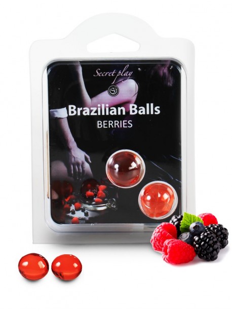 Brazilian balls Boules bréziliennes de massage erotique aux fruits des bois