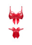 Gifty red 2 pieces lingerie set