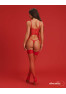 Gifty red Corset and thong