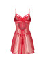 Gifty red Babydoll et string