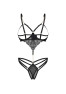 Matildea crotchless Teddy Black