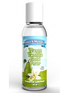 Lubricant Flavored warm Vanilla Gold Pear 50ml