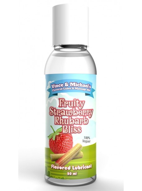 Lubrifiant V&M Saveur Fraise Rhubarbe - 50 ml