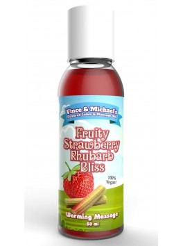 Huile chauffante V et M Fraise Rhubarbe - 50 ml