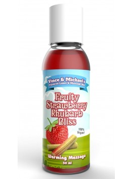 V&M Flavored Rhubarb bliss - Fruity strawberry Lubricant 50ml