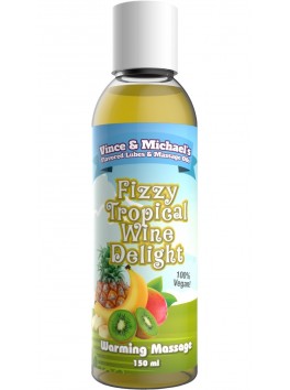 Warming oil V&M Fizzy Tropical Wine Delight - 150 ml