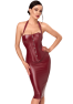 F396 Dark romance robe corset midi