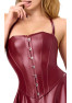 F397 Dark romance corset mini robe