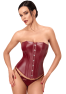 F398 Bordeaux affair boned corset