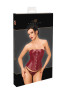 F398 Bordeaux affair boned corset
