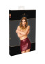 F399 Bordeaux affair mini skirt