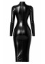 F401 Dark affair robe midi