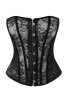 F406 One more kiss lace and powerwetlook corset