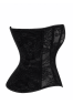 F406 One more kiss Corset en dentelle et powerwetlook