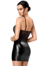 F409 Do Not Disturb Lace-up mini dress
