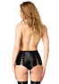 F411 Do Not Disturb Lace-up shorts