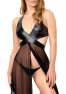 F412 Do Not Disturb Crossover halter maxi dress
