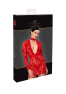 F415 Lovebite Plunging V mini dress