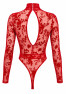F416 Lovebite Plunging V bodysuit