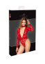 F416 Lovebite Plunging V bodysuit