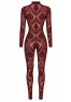 F421 Masquerade three-way zip Catsuit
