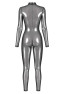 F429 Moondust Bodystocking avec Zip Trois Voies