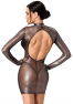 F431 Moondust Open-back mini dress