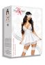 Eve chemise with mask - White