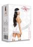 Eve chemise with mask - White