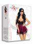 Eve chemise with mask - Garnet